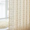 1PC LOZUJOJU 10-20% Blackout French Retro Solid Color Hollow Square Grid Fringe Curtain for Living Room Bedroom Balcony Home Decor