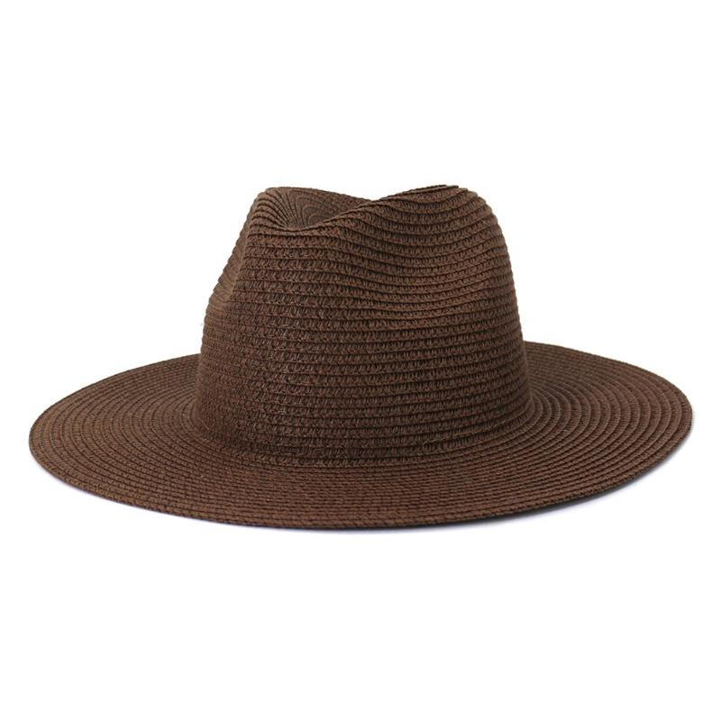 Uomini e donne viaggiano protezione solare da mare moda cappello da sole primavera ed estate cappello di paglia jazz colorato