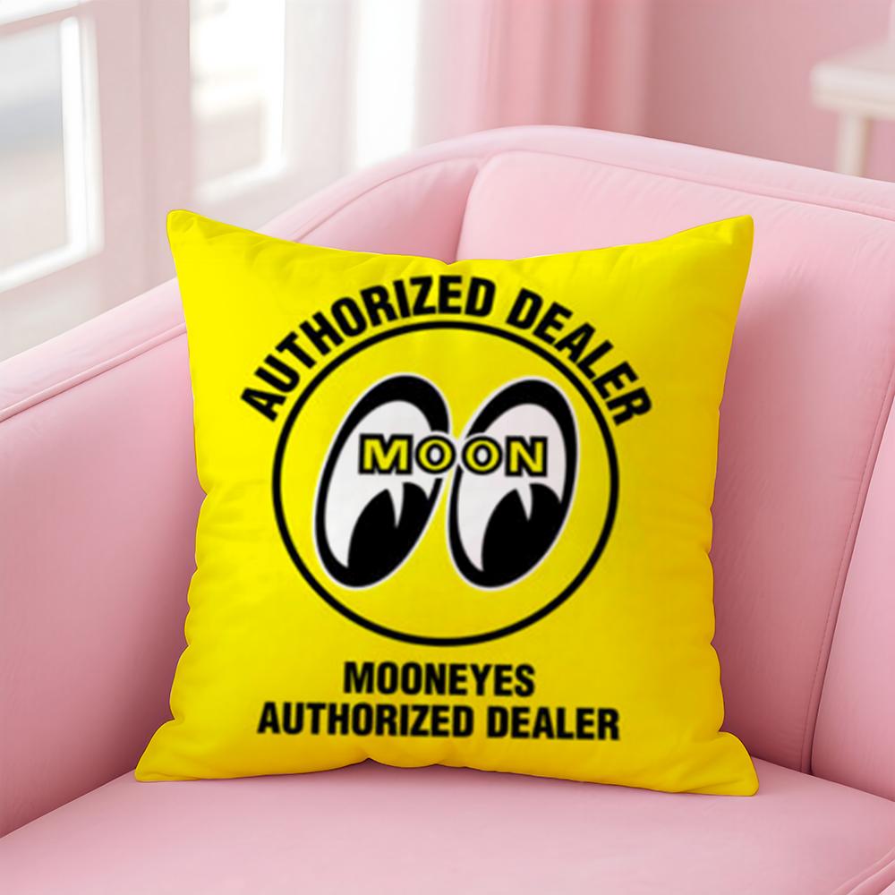 Cute Cartoon M-MooneyesS Cushion Cover Comfortable Reversible Pillow Cover Ideal for Car Sofa Bedroom & Beyond