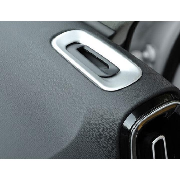 Instrument L&R Air Outlet Vent Frame Trim For Volvo XC40 2019-2023 Matte Silver