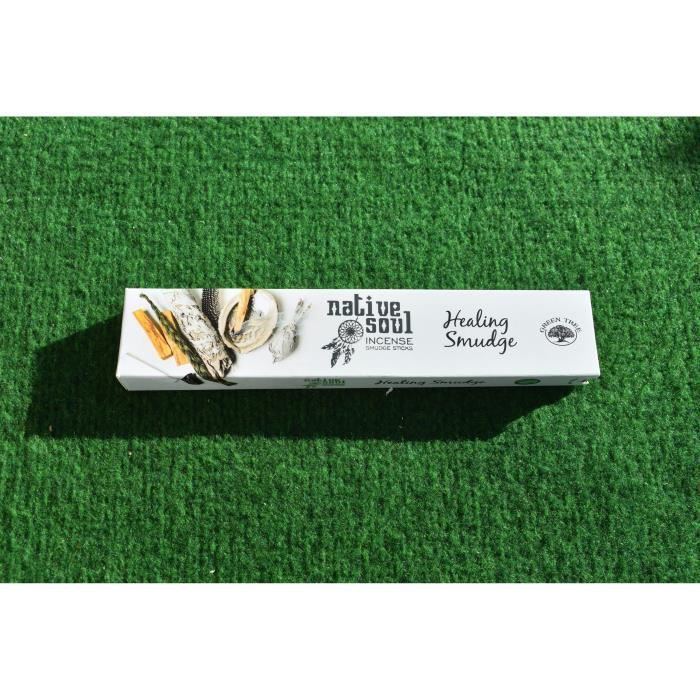 Encens - Green Tree - Native Soul Healing Smudge - 15 Grammes - Sauge Blanche - Palo Santo