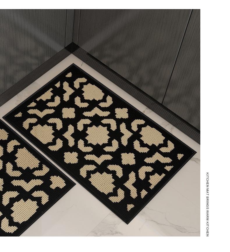 Comfortable, Non-Slip, Stain-Resistant Kitchen & Bedside Floor Mat: Water-Absorbent, Easy-Clean, Formaldehyde-Free
