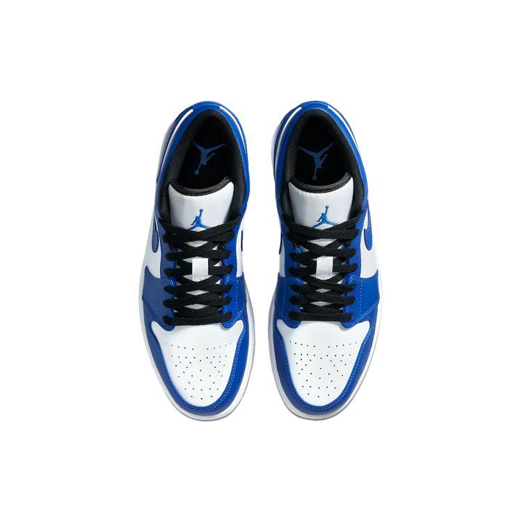 Air Jordan 1 Low Game Royal Unisex Sneakers Blue White Black 553558-124