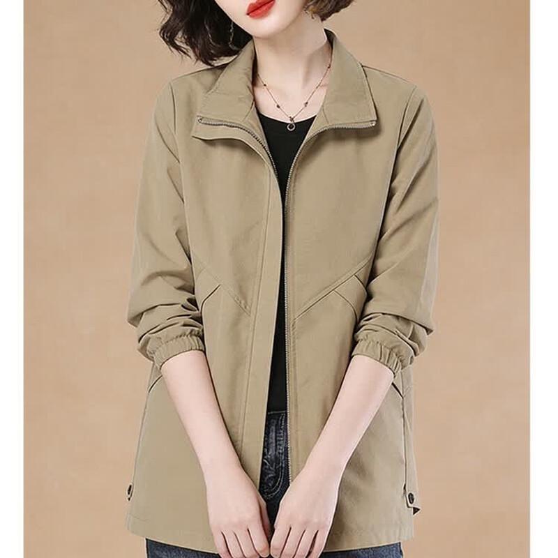 EST+II Women's Minimalist Lapel Loose-Fit Jacket