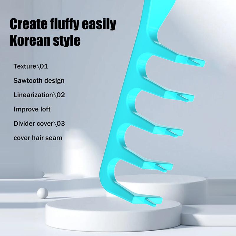 Volumizing Wide-Tooth Hair Styling Comb Curling Tools Fluffy Texture For Men Ideal For All Hair Types Hairstyling Tools