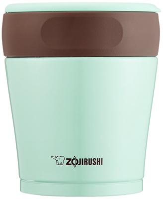 ZOJIRUSHI Stainless Steel Vacuum Insulated Food Jar Lunch Box Wide Mouth 260ml Blue Warm/Cold SW-GD26-AP