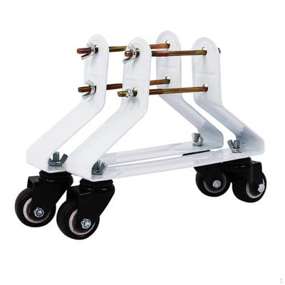2Pcs Electric Heater Caster Frame Base Universal 9inch Long Spare Parts Easily Install Carbon Steel