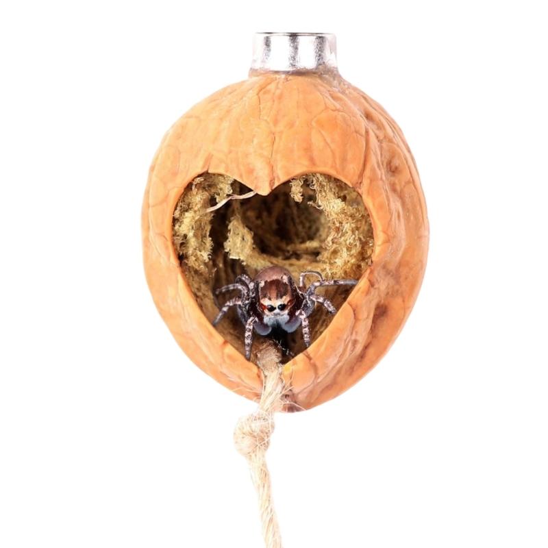 Jumping Spiders Hideouts Hide Magnetic Shelter Terrarium Habitat Decors Decorative Nest Hide