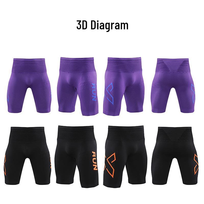Quick-Dry Compression Marathon Tights for Running, Cycling, Fitness, and Yoga