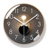 6380 Modern Silent Quartz Wall Clock for Living Room - American Light Luxury Design with Long Battery Life