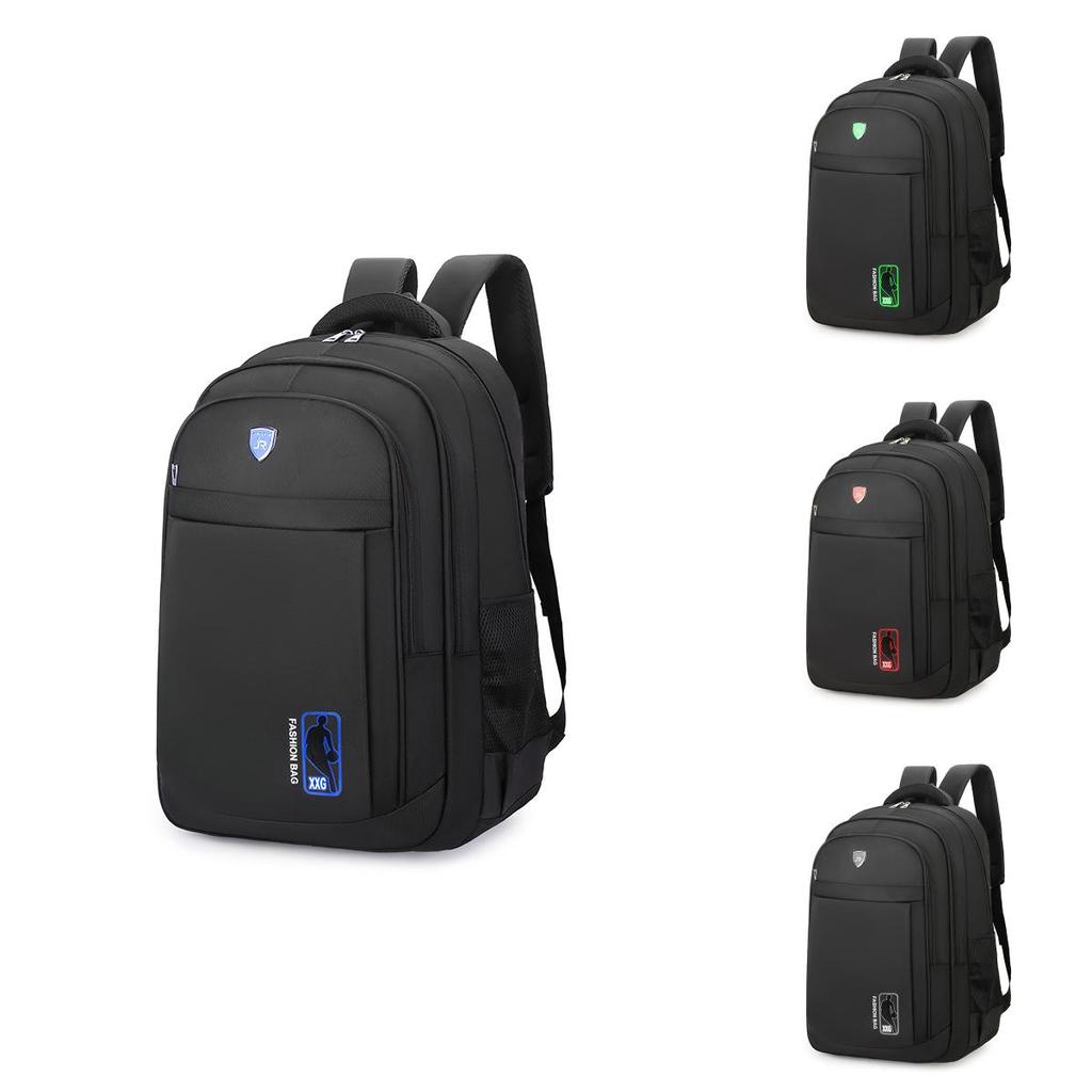 Oxford Fabric Casual Travel Backpack With Letter Printed For Students And Commuters