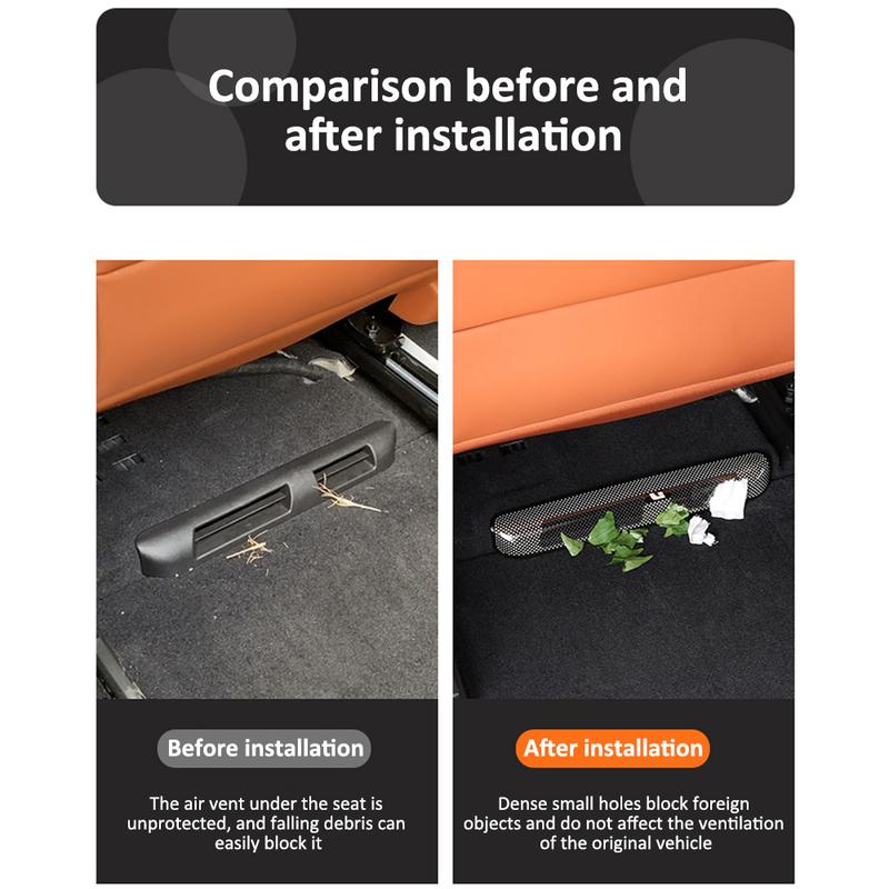 Under Seat Air Outlet Cover For Lexus RX 350 450h+ RX 500h ALA10  2024 2025 Conditioner Vent Protection Car Auto Accessories