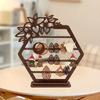 1PC Earring Stand Holder Easy to Assemble Hollowed Out Flower Suitable for Earrings Jewelry Storage Stand Ear Clips