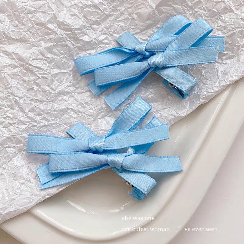 Süße Schleifen-Haarspange für Frauen & Babys - Entenschnabel-Haarnadel für seitliche Ponyfransen
