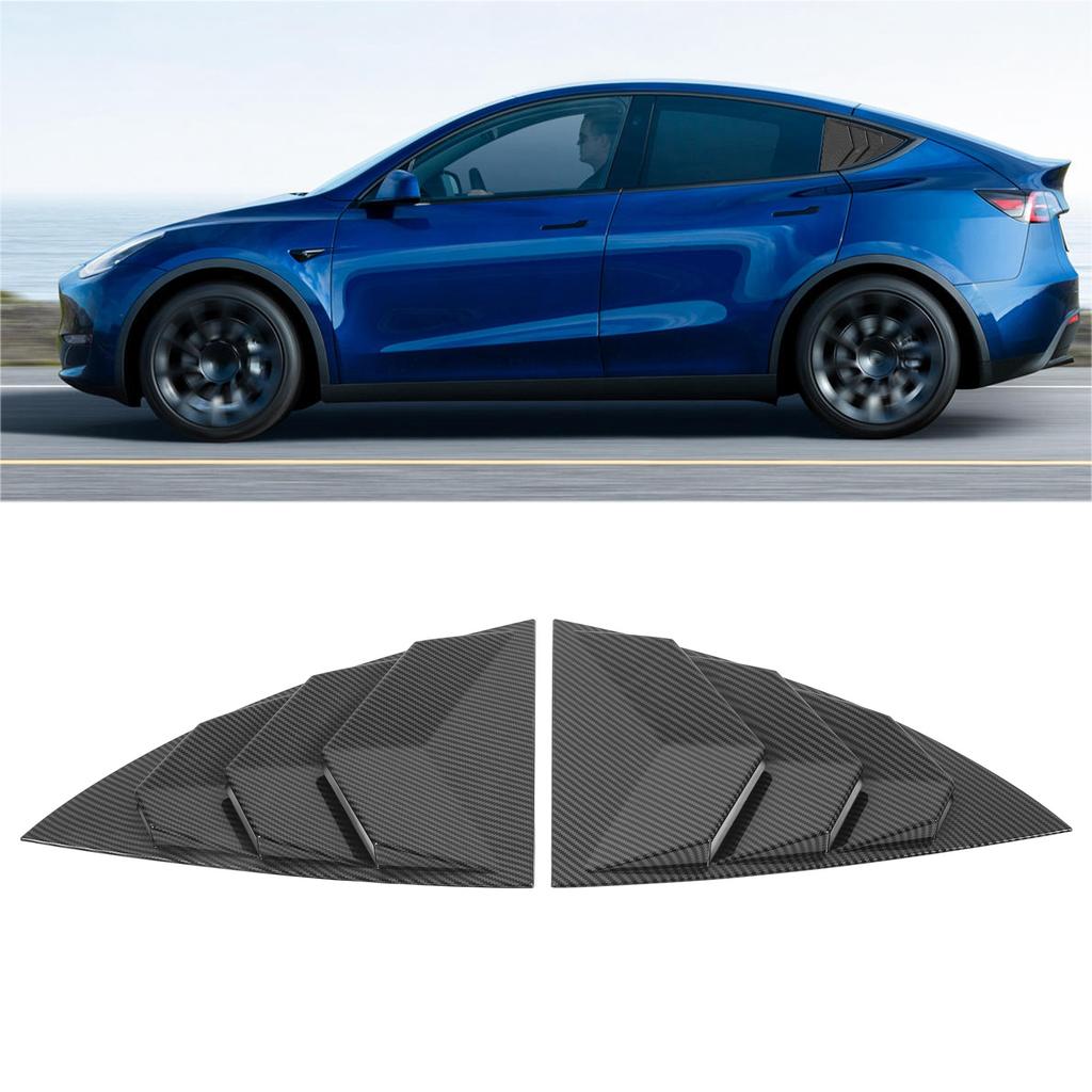 2PCS Side Window Spoiler       Splitter Shade Cover Replacement For     2021 to 2023
