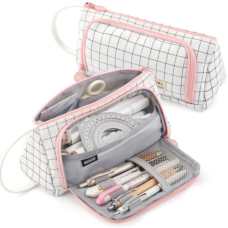 2025 New Style Large Capacity Multifunctional Pencil Case for Girls - Perfect for Junior High and High School Students