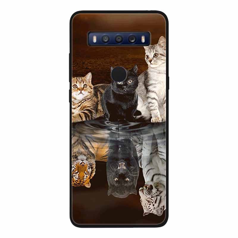 Para TCL 10 SE Funda Suave de Silicona Fresca y Moderna Para TCL 10SE T766U T766H Tapa Trasera TCL10SE TPU Protectora para Teléfono Fundas