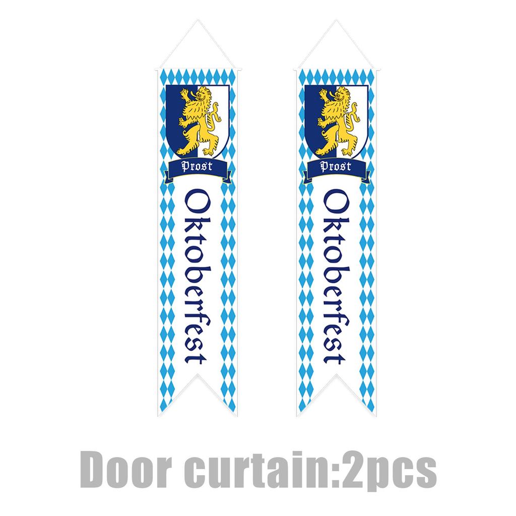 Germany Oktoberfest Party Set: Tableware, Banner, Balloons, Honeycomb Decorations