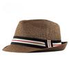 Summer British Jazz Hat for Mid-Aged Men Women Cowboy Top Hat Luxury Designer Wedding Party Fedora Caps Bonnet Straw Beach Hat