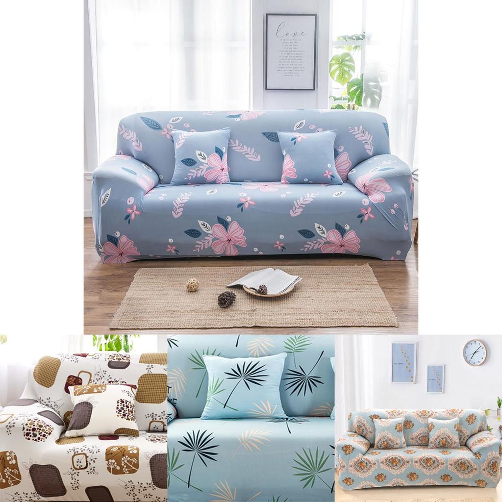 High-quality Flower Printed Slipcover Sofa Cover With Excellent Fit And Stretch For Various Couch Sizes