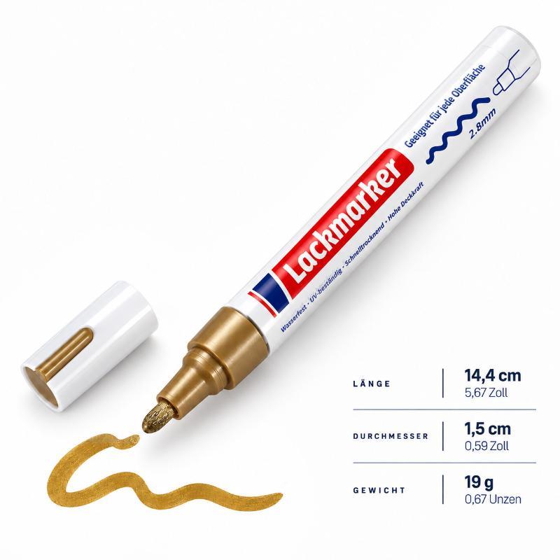 Multifunctional Tombstone Marker Pen Restores Faded Text On Tombstones And Granite Surfaces Weather-Resistant Quick-Drying Pen