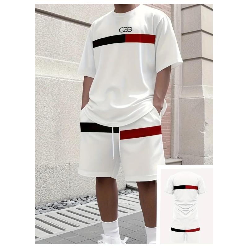 

Летняя мужская цветная футболка в горизонтальную полоску с 3D цветной печатью, модная, удобная, свободная, повседневная, с коротким рукавом, спортивная 6XL