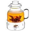 KADAX Heat-Resistant Teapot with Warmer Simple 1.5L