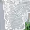 Butterfly Pull-Out Curtain Warp Knitted White Lace Curtain Gauze Curtain Bay Window Kitchen Partition Door Curtain Shein