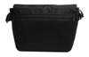 Adidas Originals Trefoil Textile, Nylon Messenger Bag, Shoulder Bag, Crossbody Bag Small Unisex Pure Black HL6697