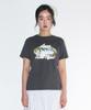 AMES-WORLDWIDE Palm Tree Oval Tee Charcoal