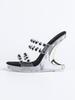 Special-shaped Wedge Heel Nightclub High Heels Trendy Car Model Women's Shoes Catwalk Pole Dance Shoes Crystal Sole LFD-9930-3