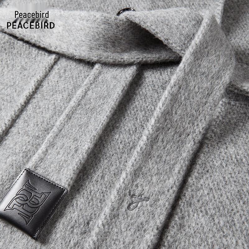 PEACEBIRD Women's Hooded Double-Sided Wool Coat