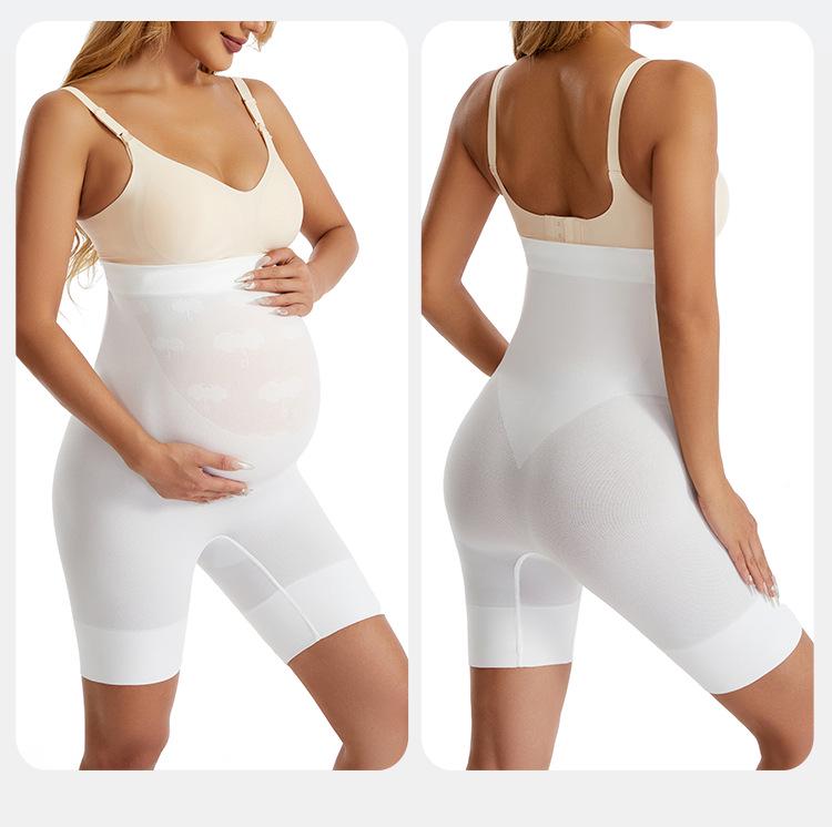 Umstands-High-Waist-Bauchstütz- & Postpartale Form-Leggings