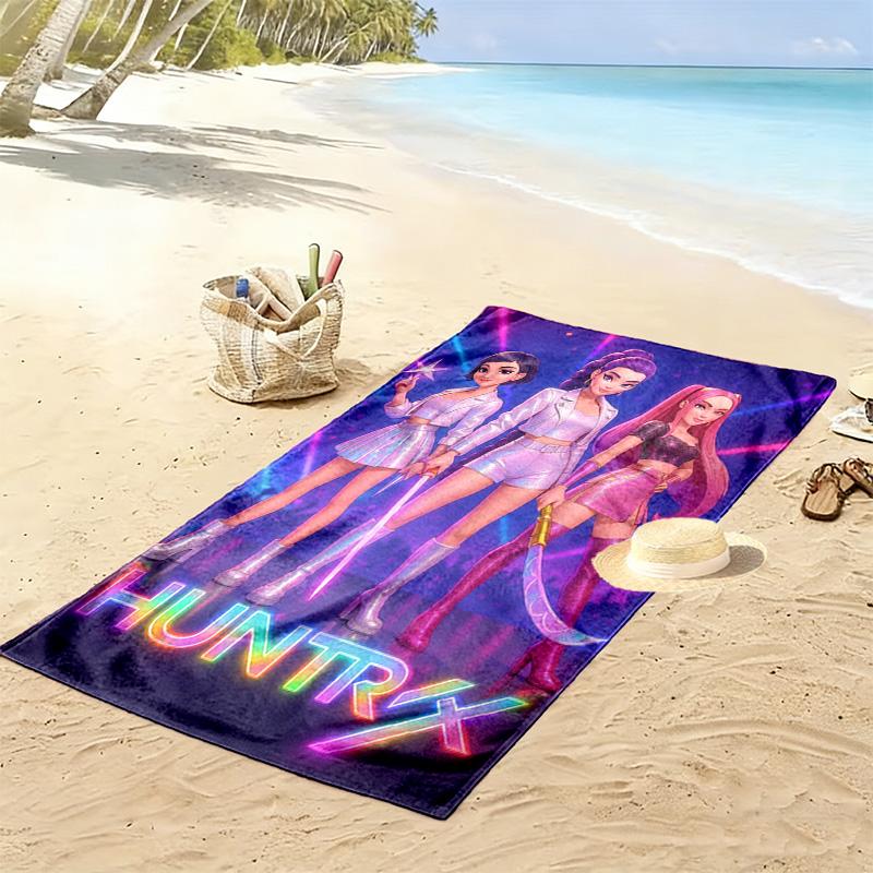 Vibrant World Tour Artistry beach towel Outdoor camping Beach towel for vacation photos quick-drying swim towel Outdoor pool towel