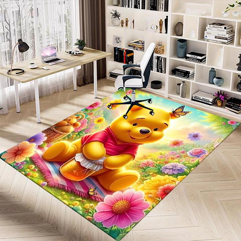 Piglet Garden Carpet For Playroom Bedroom Living Room Sofa Home Decorkids Game Area Rug Nonslip Floor Mat