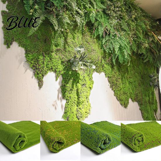Simulation Moss Artificial Grass Foldable Beautiful Natural Fake Plant for Living Room Lawn