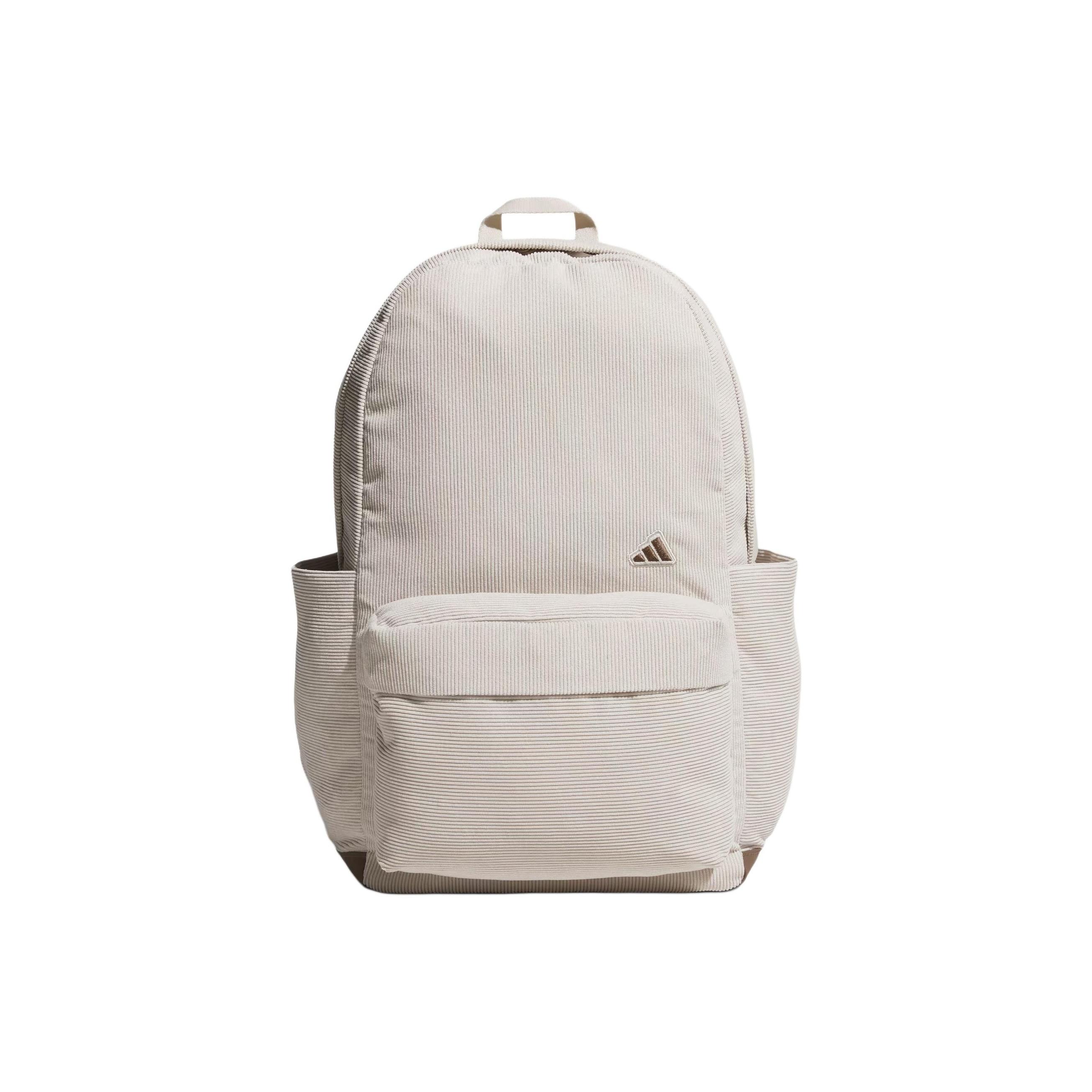 Adidas Corduroy 28.7L Minimalist Versatile Backpack Unisex Backpack Miracle-Bauxite-Brown KE6548 Miracle Bauxite Brown Color