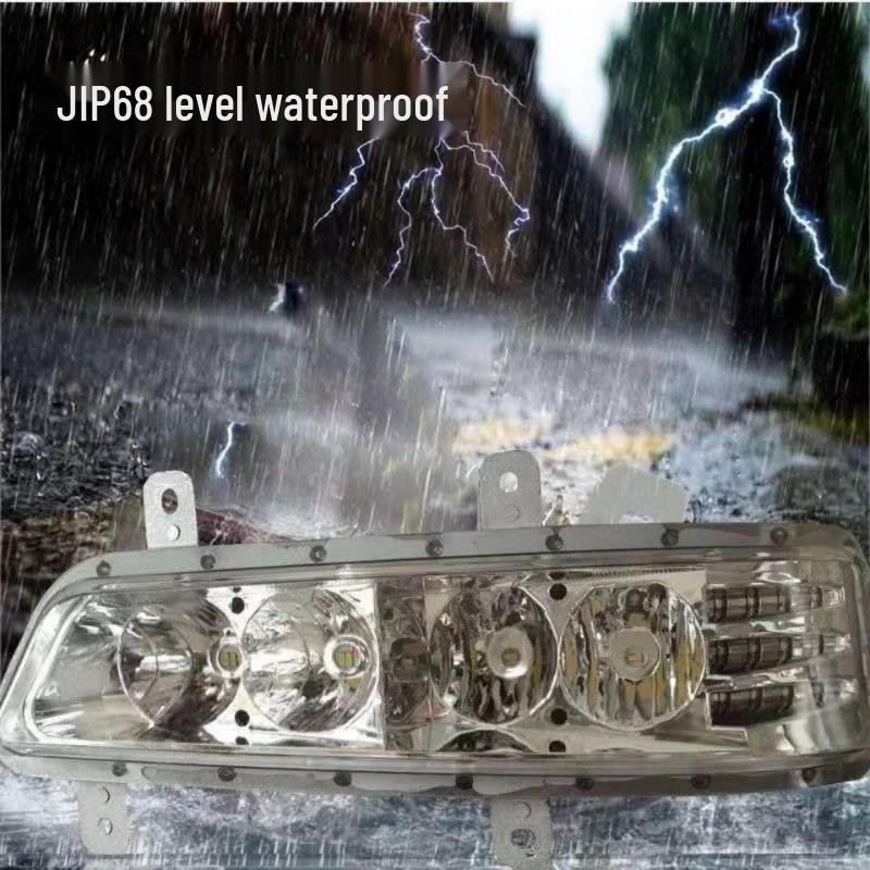 Super Bright LED Front Fog Lights, Turn Signals, and Headlight Assembly for New Jiefang J6P/500/550 & Other Models