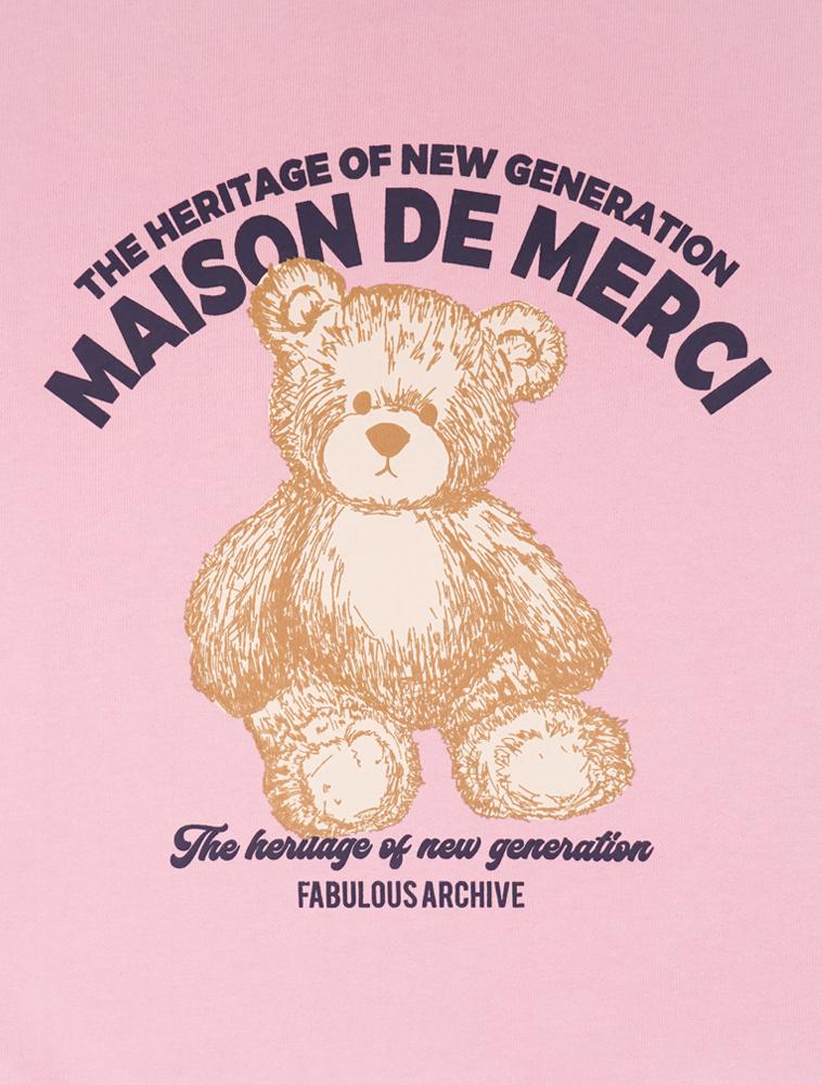LA MAISON STUDIO Unisex Bear Friends Regular Fit Sweatshirt Pink (Fcf1Ts322M)