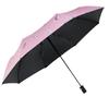 Umbrella customization can come pattern logo automatic three-fold vinyl bumping cloth weather and rain semi-automatic parasol