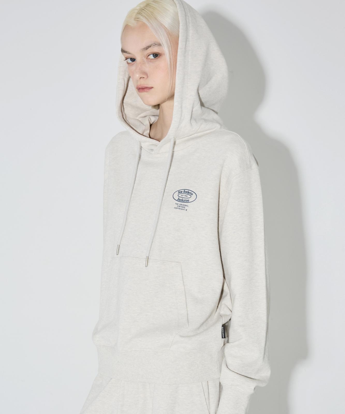 Burkeru Basic Artwork Hoodie Oatmeal Oatmeal_S