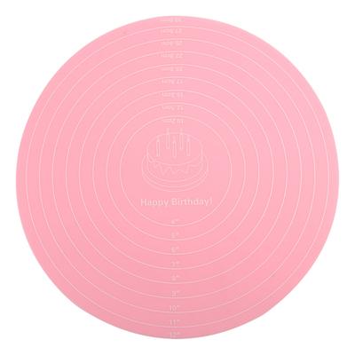 Tapis de Cuisson en Silicone Résistant à la Chaleur avec Mesures Tapis de Pâtisserie Antiadhésif pour Étaler la Pâte