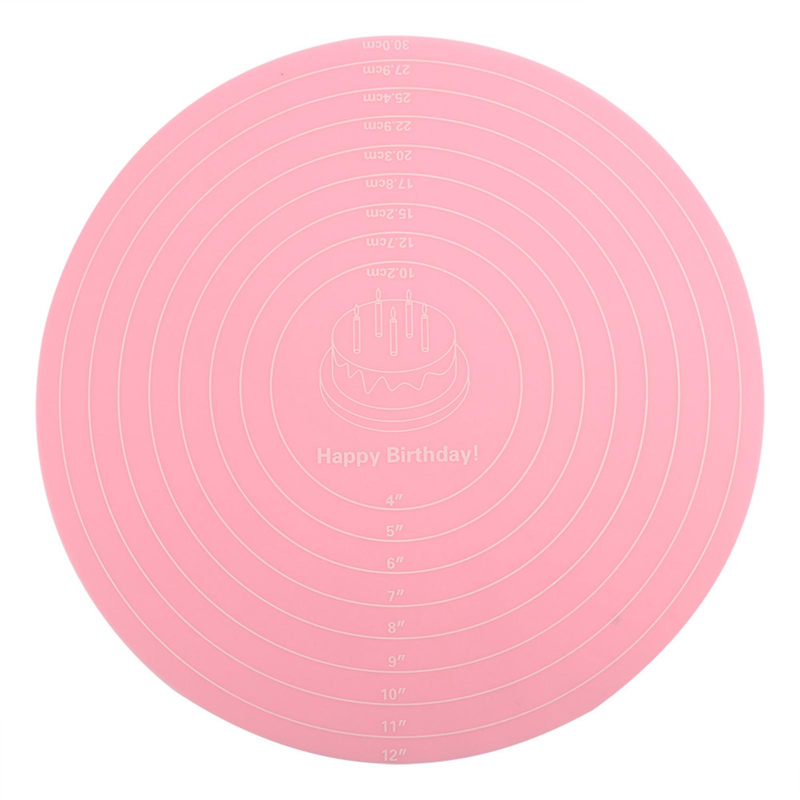 Mfyspace Heat Resistant Silicone Baking Mat With Measurements Non Stick Pastry Mat For Rolling Dough