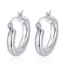European and American Fashion Trend Stainless Steel Earrings Women's Plated 18K Light Luxury High-end Irregular Geometric Earrings
