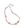 Dopamine Girl: Sweet & Versatile Beaded Necklace - Trendy, Luxurious Clavicle Chain for Women