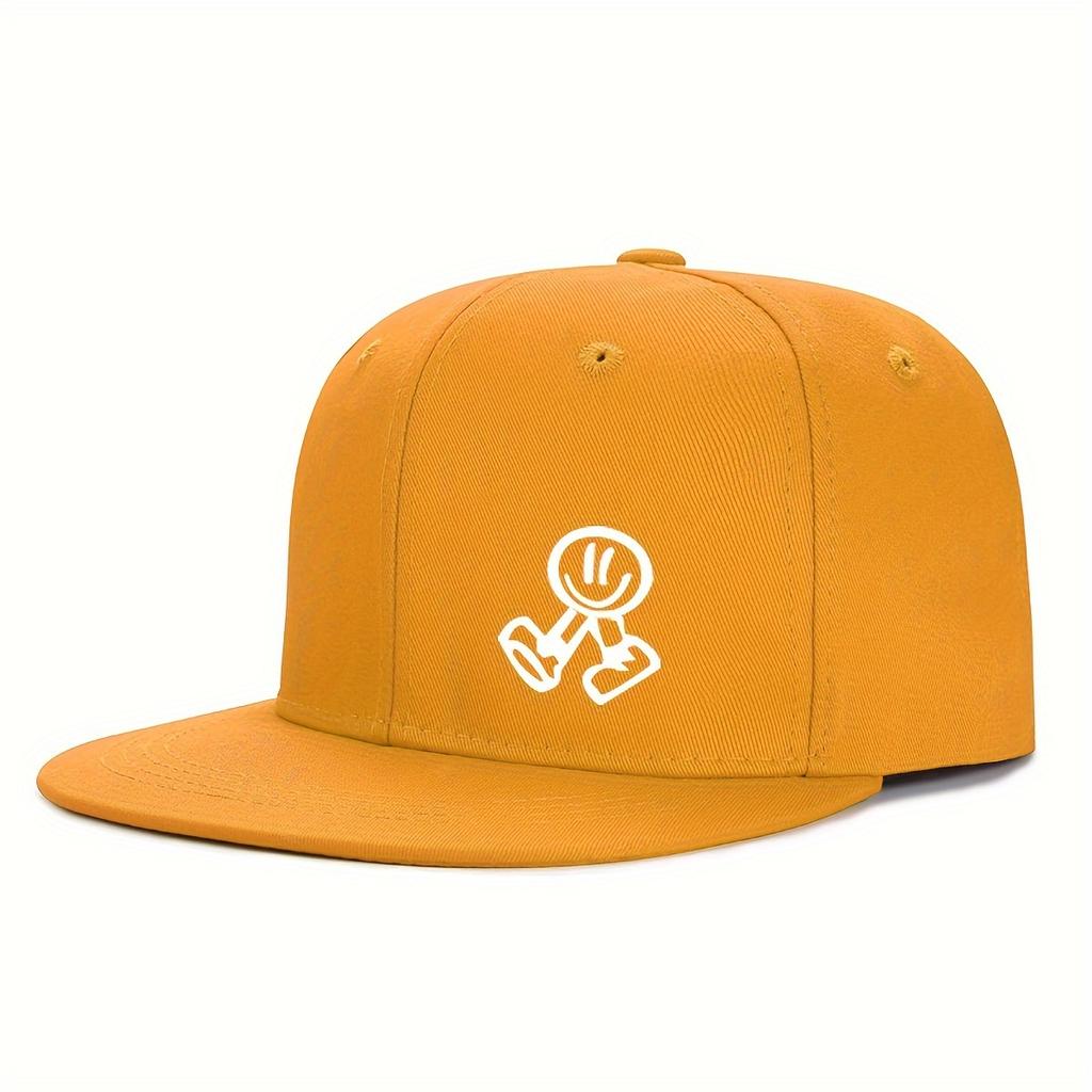 Hats for women in spring and summer, outdoor flat brimmed hats for men, hardtop breathable wide brimmed hip-hop hats, American s