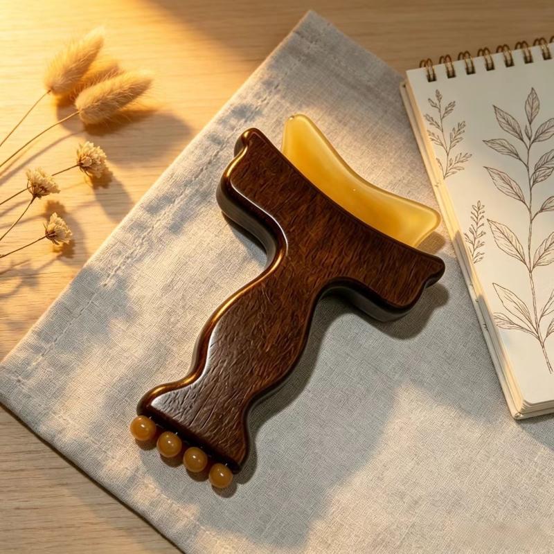 Sandalwood Facial Massage Tools Scraping Board Acupoint Neck Face Massager Facial Lifting Wrinkle Remover Beauty Skin Care Tools