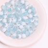 10mm Glazed Cracked Glass Beads for DIY Jewelry: Exploding Flower Design