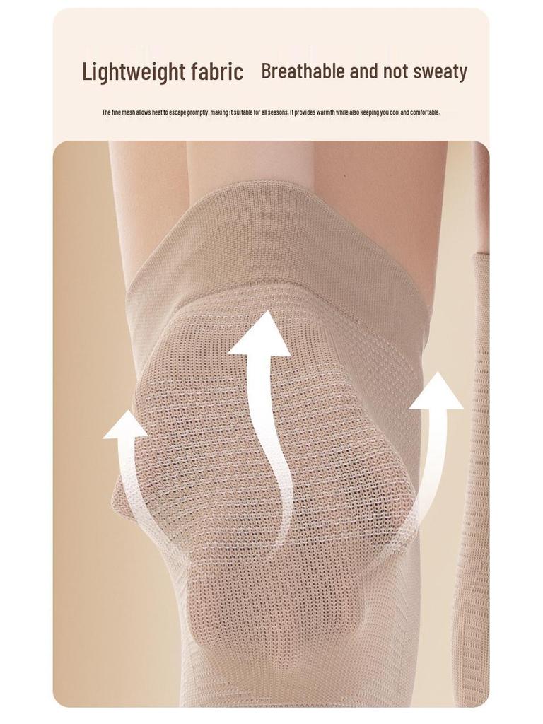 Winter Thin Non-Slip Knee Pads for Cold Protection and Joint Warmth