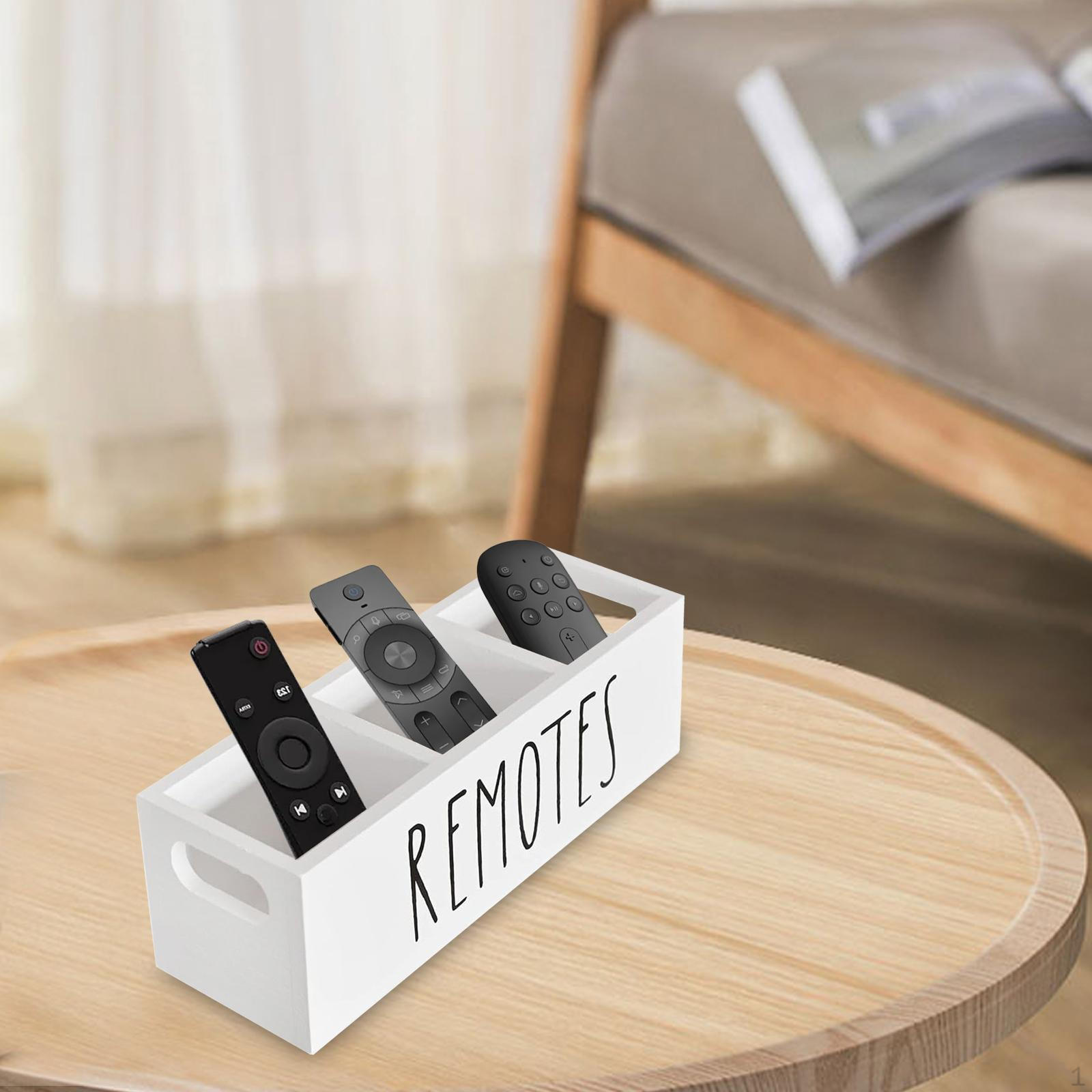 

Держатель для пульта дистанционного управления, Коробка для хранения медиа с ручкой, Подставка для ТВ, Органайзер для настольных принадлежностей для
